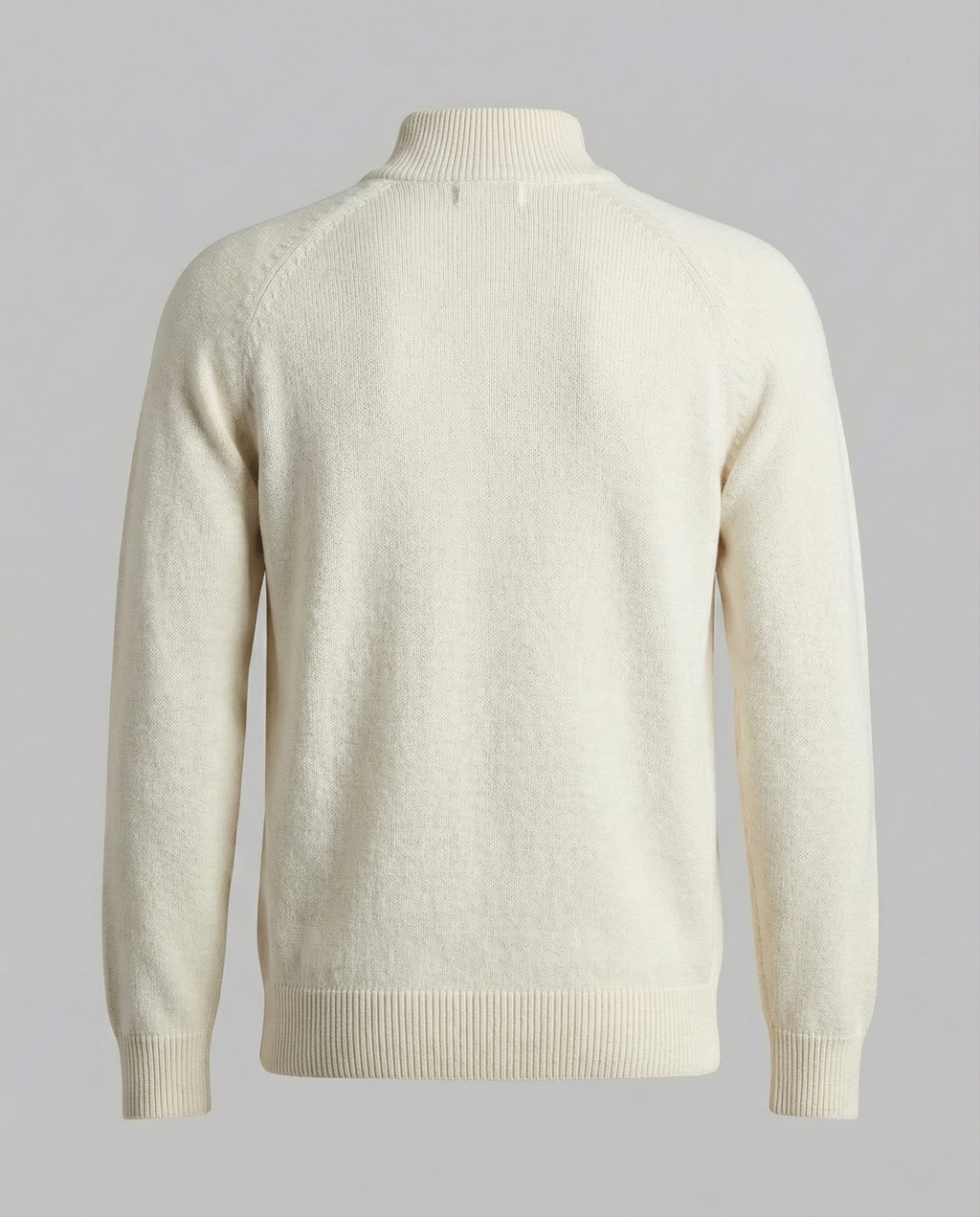 Knitted Quarter Zipper Sweater